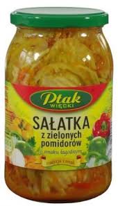 SALATKA  PTAK Z ZIELONYCH POMIDOR 880g/8