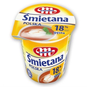 SMIETANA GESTA POLSKA  400G/12 18% MLEKOVITA