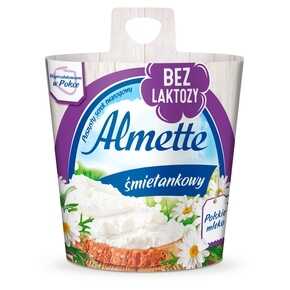 SEREK ALMETTE BEZ LAKTOZY SMIETAN 150G/24 HOCHLAND