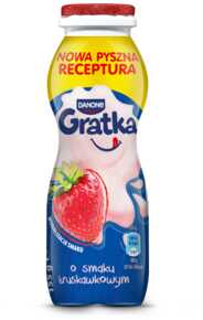 DANON GRATKA PITNA  TRUSKAWKA 155g/8