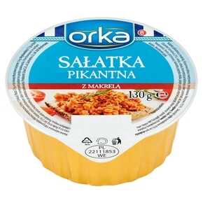 SALATKA PIKANTNA Z MAKRELI ORKA 130G/16 MW