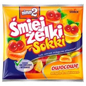 NIMM2 SMIEJZELKI SOKKI OWOCOWE 90G/28 STORCK