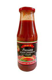 PASSATA MK POMIDOROWA  Z BAZYLIĄ 680G/12