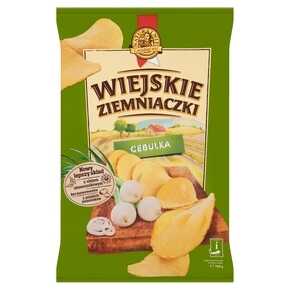 CHIPSY WIEJSKIE ZIEMNIA CEBULKA 130G/12