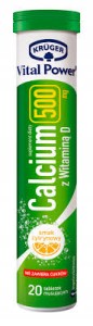 TABLETKI MUSUJACE KRUGER Calcium+wit.D 84g/28