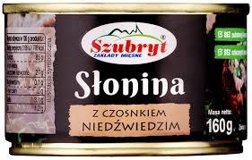 SZUBRYT SŁONINA Z CZOSN.NIEDZ.PUSZ 160G/6