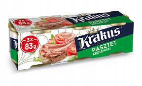 PASZTET KRÓLEWSKI KRAKUS 3X83G [2025-08-26 01:54:30]
