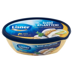 RYB-LISNER FILETY SLEDZ 280G/6 W MUSZTARDZ
