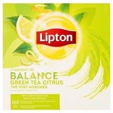HERBATA LIPTON.KOPERTA GREEN CITRUS 100T/12 200G