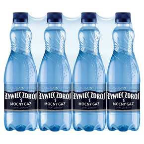 WODA ZYWIEC ZDROJ 500ML/12 MOCNY GAZ DRS.