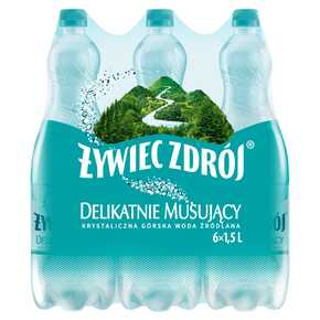 WODA ZYWIEC ZDROJ 1,5L/6 DELIKANTY GAZ DRS.