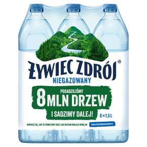 WODA ZYWIEC ZDROJ 1,5L/6 N/GAZ DRS.