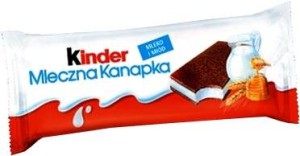 KINDER MLECZNA KANAPKA 28G/20 FERRERO