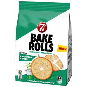 BAKE ROLLS SMIET.CEBULA 150G/12