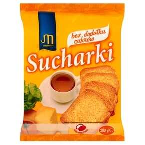SUCHARY  MAMUT ŻÓŁTE BEZCUKROWE 225G/10