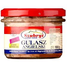 SZUBRYT GULASZ ANGIELSKI 180G/6 SŁOIK