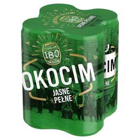 PIWO pusz OKOCIM JASNE PEL.500ML/24 DRS