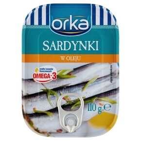 SARDYNKI W OLEJU ORKA 110g/14.