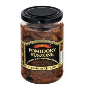 POMIDORY MK SUSZONE W OLEJU 280G/8 SŁOIK