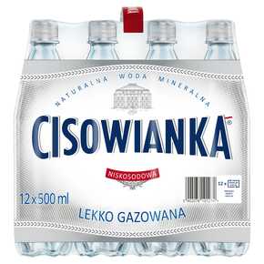 WODA CISOWIANKA 500ML/12 LEKKI GAZ DRS [2026-04-02 05:58:15]