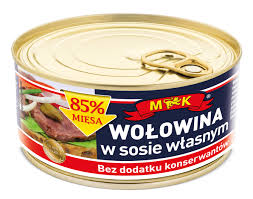 KONS.WOŁOWINA W SOSIE WŁ. 300G/6 M&K