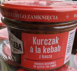 KONS.MIESPEK.KURCZAK A`LA KEBAB Z KASZĄ 160G/9