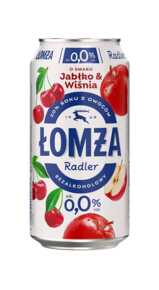 PIWO pusz LOMZA 0% JABŁKO-WIŚNIA 400ml/24
