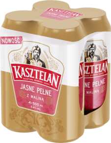 PIWO pusz KASZTELAN Jas.z Maliną 4,8% 500ML DRS [2026-04-29 02:29:43]