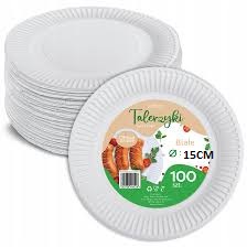 TALERZ PAPIER 15CM A100SZT ABC