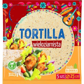 TORTILLA CODZIENNY WIELOZIARN. 312,5g/24 (5szt) [2026-07-03 01:07:46]