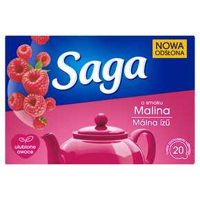 HERBATA SAGA MALINA KARTONIK 20T*1,7G/16