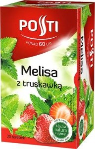 HERBATA  POSTI MELISA Z TRUSKAWKĄ 20T/12