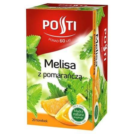 HERBATA  POSTI MELISA Z POMARANCZĄ 20T/12 [2026-09-30 08:54:57]