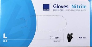 REKAWICE NITRYLOWE CZARNE ROZM. L 100s