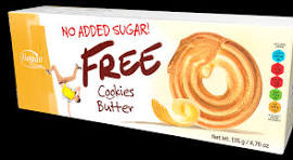 CIASTECZKA FREE MAŚLANE 135G BOGUTTI BEZ D/ CUKRU