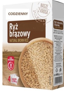 RYZ BRĄZOWY CODZIENNY 4X100 g KARTON