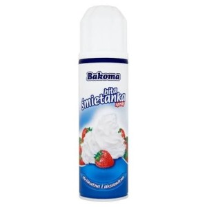 SMIETANA SPRAY BAKOMA 250G/12
