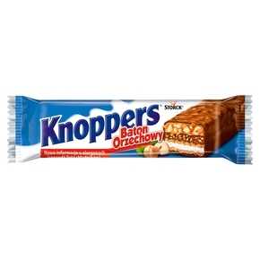 BATON KNOPPERS ORZECHOWY 40G/40 STORCK