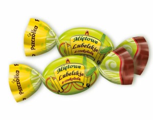 CUKIERKI PSZCZOLKA MIĘTOWE LUBELSKIE CZEK.1KG/6