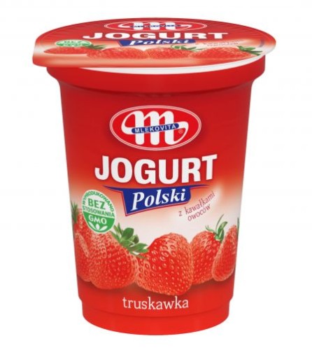 JOGURT  POLSKI TRUSKAWKA 350G/12 KUBEK MLEKOVITA [2021-02-23 09:06:52]