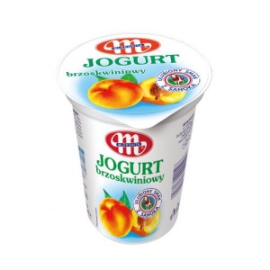 JOGURT OWOCOWY 400G/12 BRZOSKWINIA