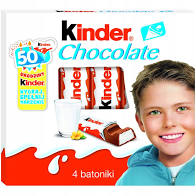 KINDER CHEKOLADKI 50G/20  FERRERO T4