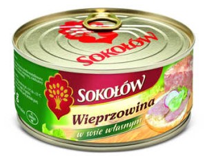KONS.WIEPRZ.W/S WŁASNYM SOKOLOW 300G/12