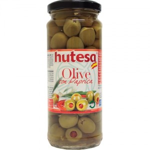 OLIWKI HUTESA 350G/140G/12 ZIELONE Z PAPYKA