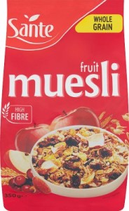 PLATKI SANTE MUSLI OWOCOWE 350G/14