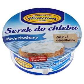 SEREK DO CHLEBA SMIETANKA 100G/12 WLOSZCZOWA