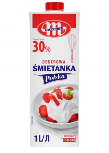 SMIETANA UHT MLEKOVITA 1L/12 30% [2021-02-23 09:05:44]
