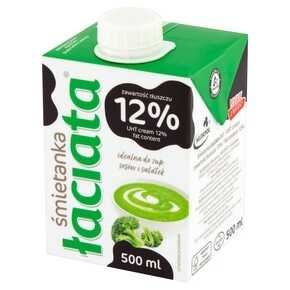 SMIETANKA LACIATA 500ML/8 12% MLEKPOL KRT