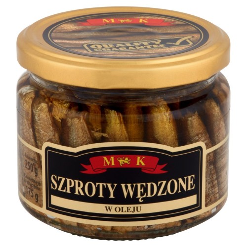 SZPROT WEDZ.SŁOIK MK W OLEJU 250G/12 [2021-03-08 09:26:34]