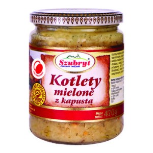 SZUBRYT KOTLET MIEL.Z KAPUSTA SLOIK 470G/6